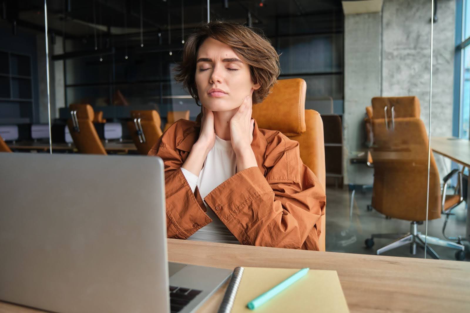 how to fix tech neck