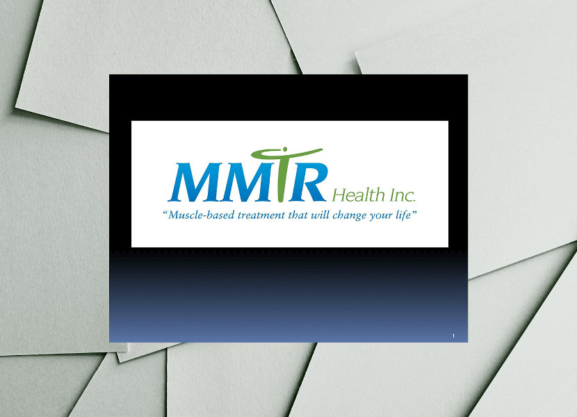 MMTR Health Inc. logo on paper background