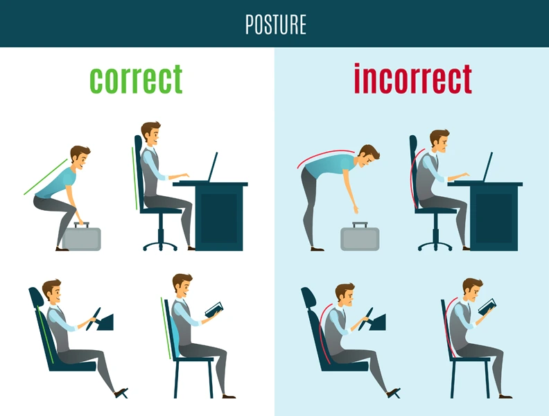 Best sitting position for lower back pain